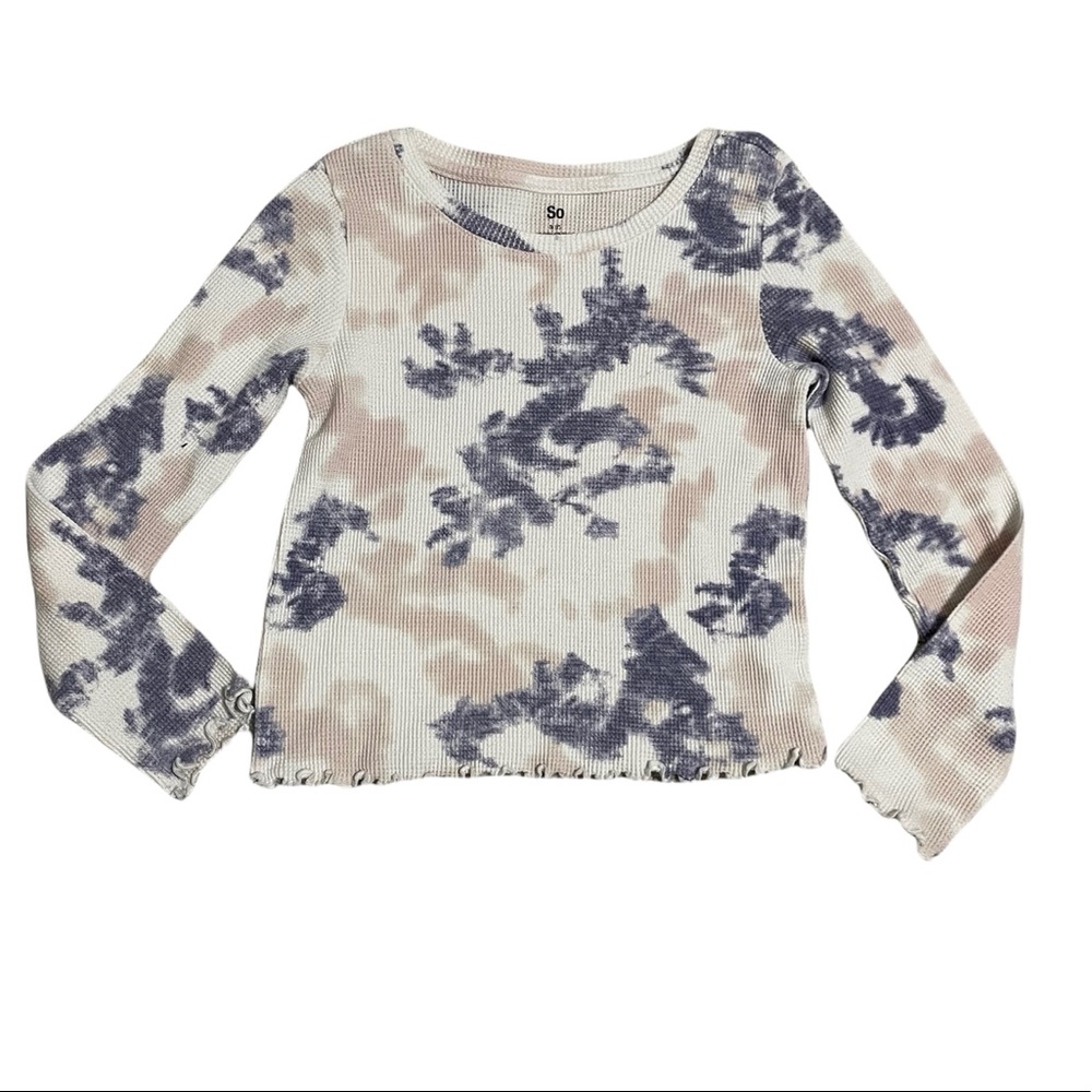 SO Girls Size 7 Long Sleeve Shirt